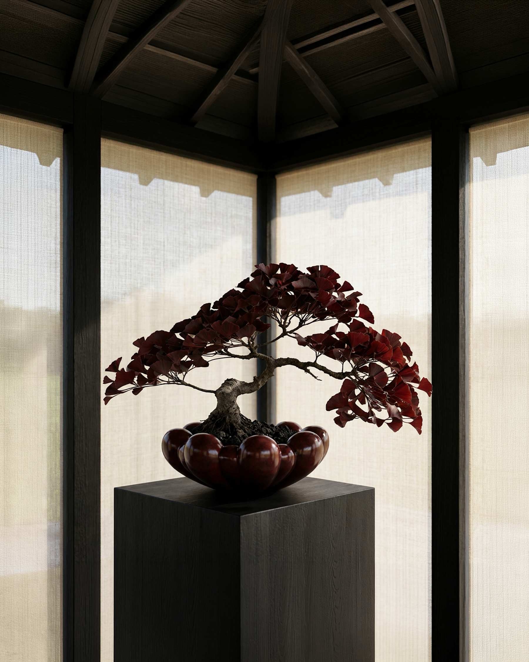 101CPH // Bloom Tray Big Maroon - Image 2